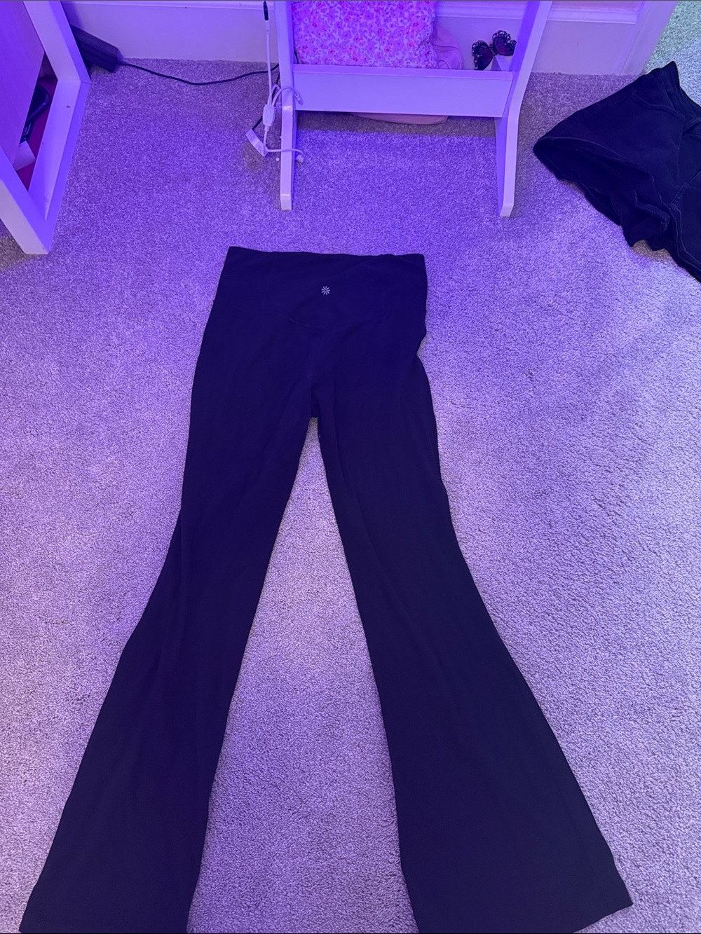 lululemon athletica Black Flare Leggings